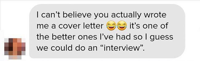 Tinder profiles: Man scores date by sending a dating ‘cover letter ...