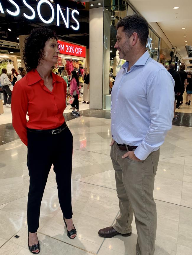 Gibson MP Sarah Andrews with Attorney-General Kyam Maher. Picture: Tara Miko