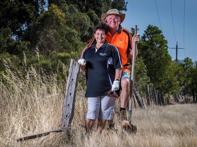 BlazeAid founders Kevin and Rhonda Butler. Picture: Jake Nowakowski