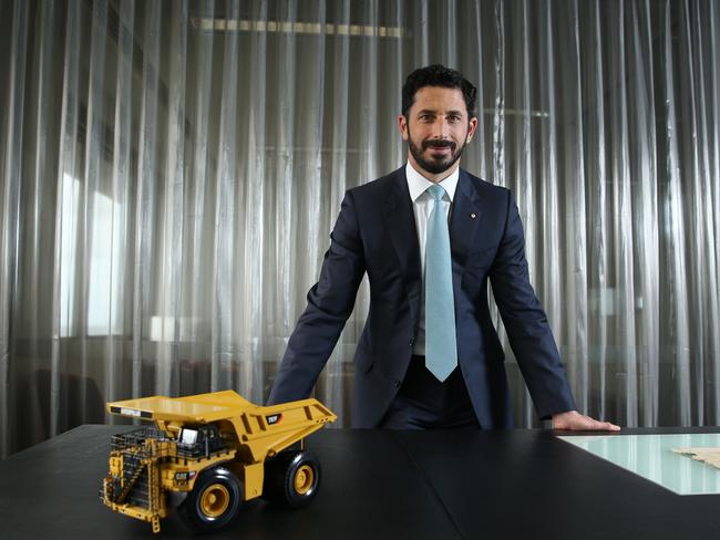 17/02/2021. Seven Group CEO Ryan Stokes, pictured at their offices in Sydney. Britta Campion / The Australian