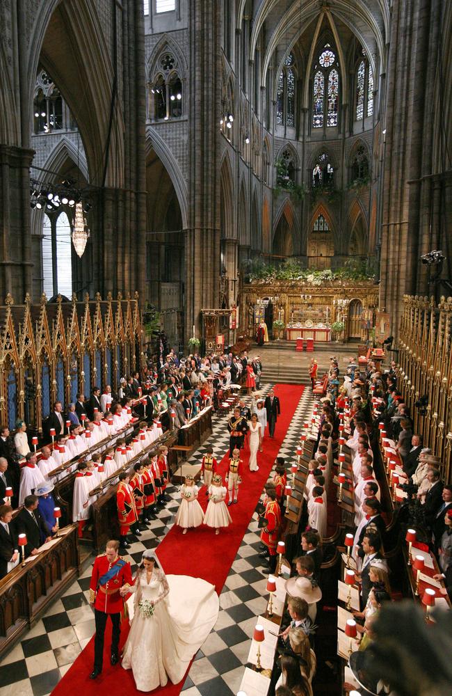 Paola was one of 1900 guests inside the grand Westminster Abbey for the wedding of Prince William and Kate Middleton. Picture: Dave Thompson / Getty