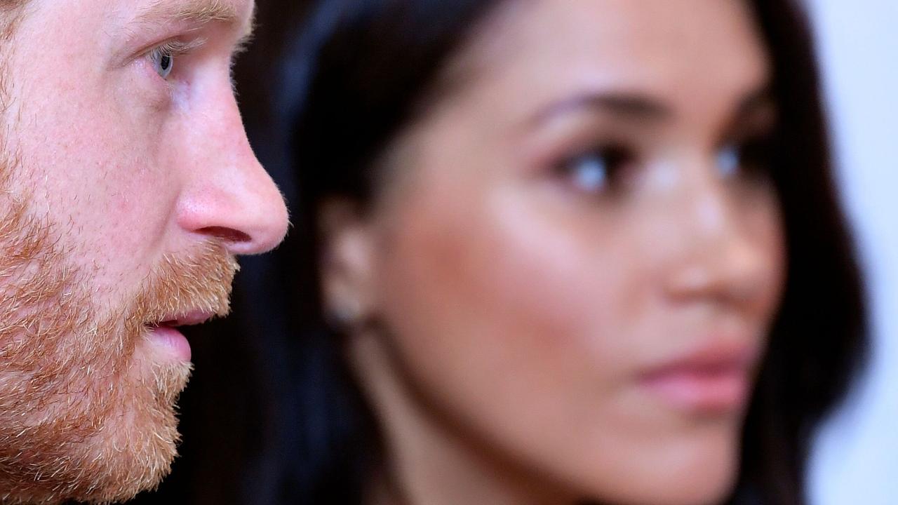 Harry and Meghan, royals no more. Picture: AFP