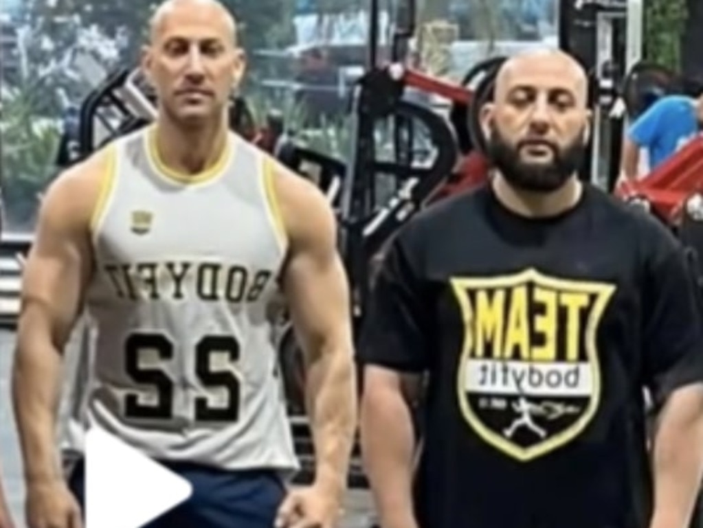 The brothers hit the gym together for the last time on Tuesday night.