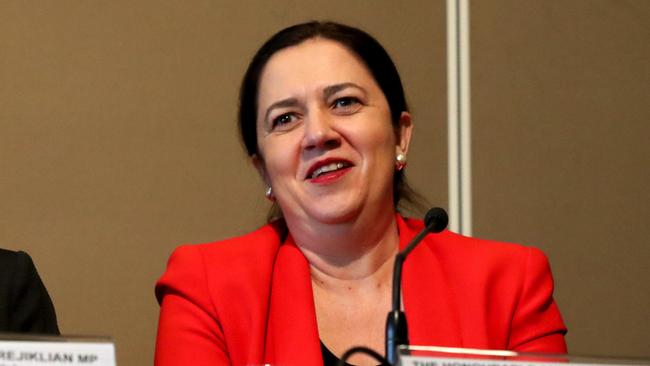 Queensland Premier and Annastacia Palaszczuk. Picture: Kelly Barnes