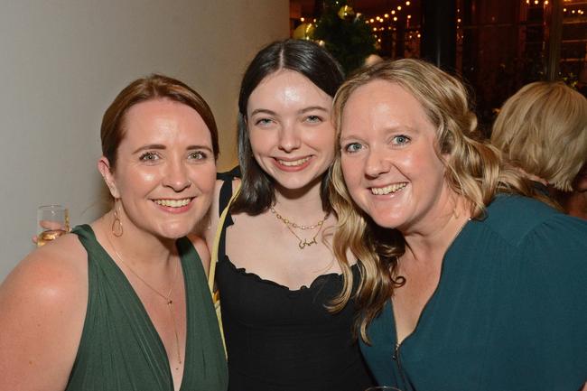 Kalita Free, Emily Griggen and Samantha Coleman at Gold Coast Business Excellence Awards at The Star Gold Coast. Pic: Regina King