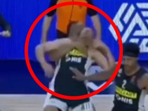 Dante Exum body slam video