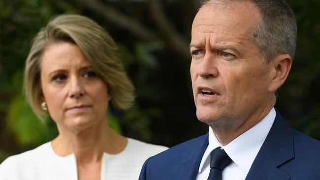 Bill Shorten this morning confirmed Kristina Keneally as Labor candidate for Bennelong. Picture: AAP Image/Dan Himbrechts