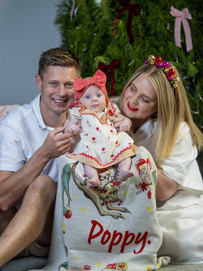 Poppy is all set for her first Christmas. Picture: Mark Brake