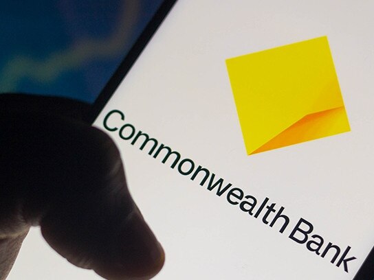 November 23, 2021, Brazil. In this photo illustration the Commonwealth Bank logo seen displayed on a smartphone