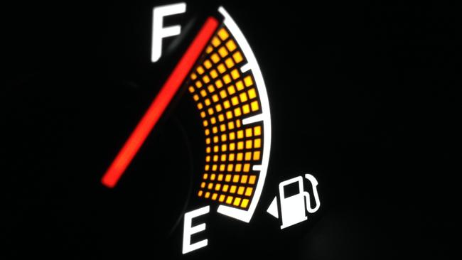 Follow the arrow ... most new cars have a small symbol pointing to the fuel filler.
