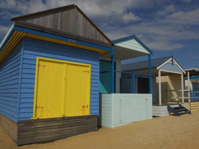 Mt Martha beach boxes.