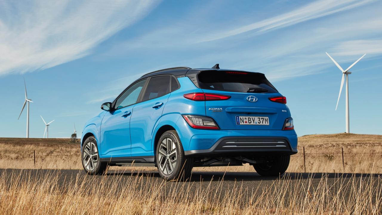 The Hyundai Kona Electric is significantly dearer than its petrol cousin.