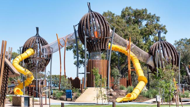 Gumnut Park and Adventure Playground in Donnybrook includes three timber gumnut play towers.