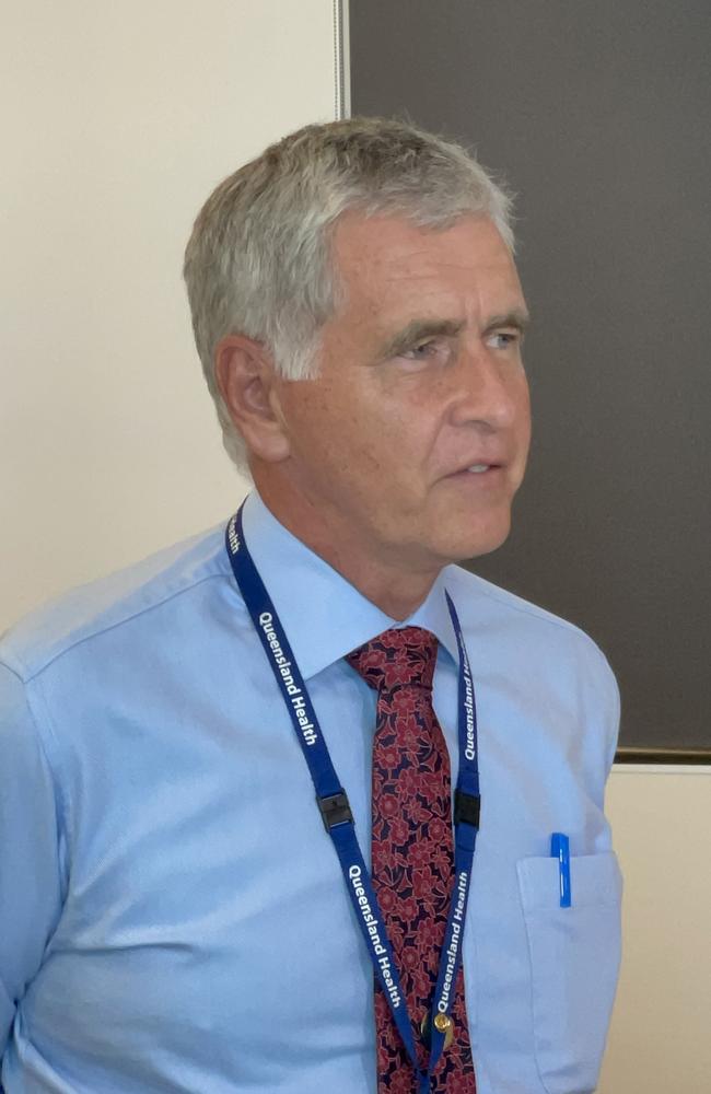 Charles Pain Chief Medical Officer for the Mackay Hospital welcomed the new intake of Junior Doctors to his hospital. Photo: Fergus Gregg