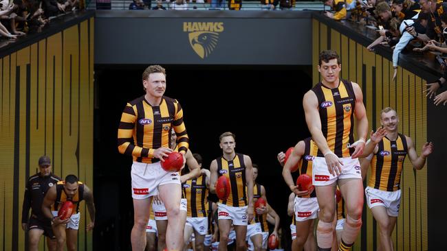 Hawthorn take on the Brisbane Lions at the MCG on Saturday. Picture: Michael Klein
