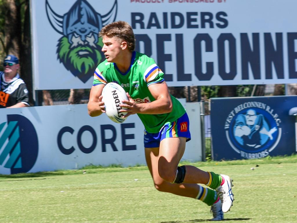 Chevy Stewart, Canberra Raiders, SG Ball squad 2023. Picture: Canberra Raiders