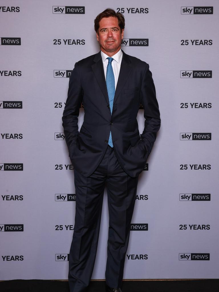 Gillon McLachlan, at the Sky News 25th Anniversary celebration, at Bennelong Restaurant. Picture: Justin Lloyd.