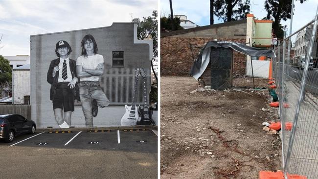 Photos of the demolished home were posted to the AC/DC fan page. Picture: Facebook