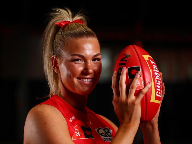 Ally Morphett is closing in on an injury return after her All-Australian season in 2023. Picture: Brett Costello