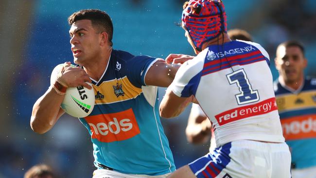 David Fifita was unstoppable, scoring his first career hat-trick against the Knights.