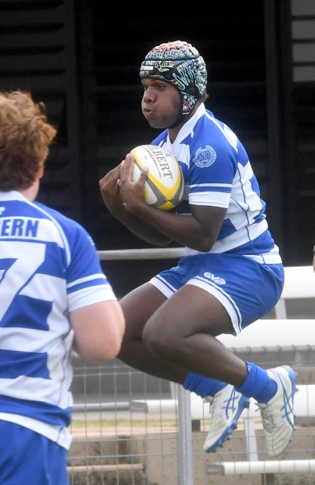 Troy Waike. QLD Rugby Union State Championships (17-18 years boys) at the Townsville Sports Precinct. Friday May 23. Northern against Peninsular. Picture: Evan Morgan