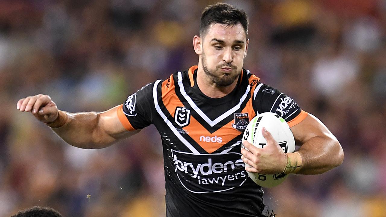 Ryan Matterson’s future at the Wests Tigers is in doubt.