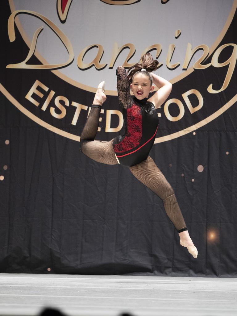 Southern Tasmanian Dancing Eisteddfod, Madeline Davis (HOD) during the 12 Years Jazz Solo at Wrest Point. Picture: Chris Kidd