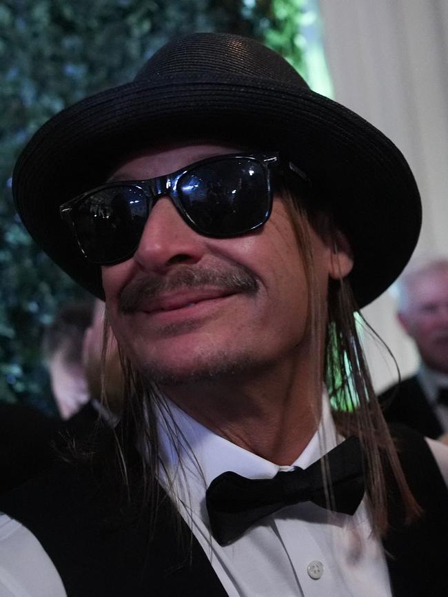 Kid Rock at the Commander-in-Chief ball. Picture: Andrew Harnik/Getty Images/AFP