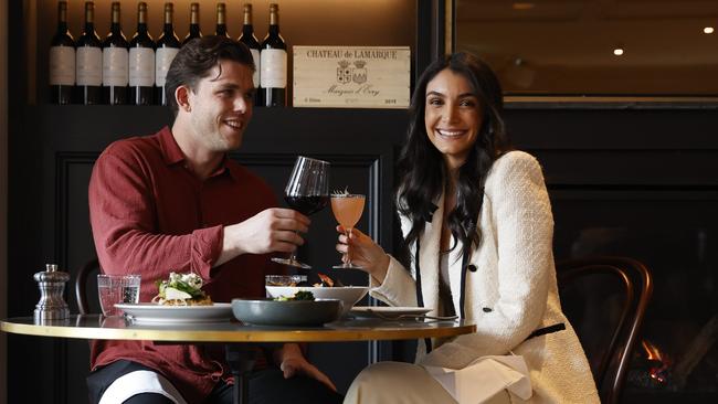 Pictured at The Strand Hotel are Nicole Anisse and Elliott Harper. Picture: Tim Hunter