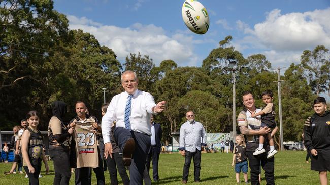 Scott Morrison on Thursday. Picture: Jason Edwards