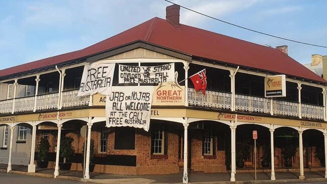 The pub was temporarily closed by police for repeatedly breaching the public health order. Picture: Facebook