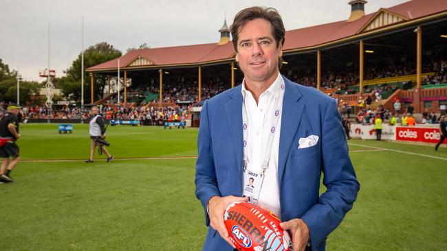 AFL boss Gill McLachlan has opened up on his plans for life after footy. Picture: Ben Clark