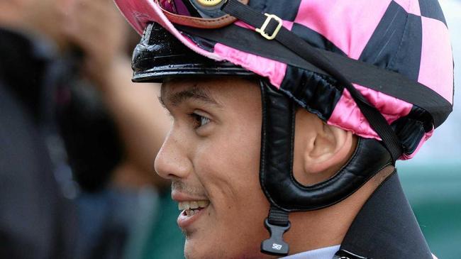 WINNING RUN: Jockey Matthew McGillivray looks pleased after his successful ride aboard Foxy Affair at Ipswich Racetrack. Picture: Rob Williams