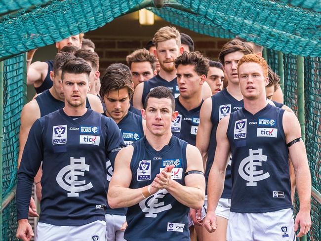 Tom Wilson leads Northern Blues into battle. Picture: Tim Murdoch