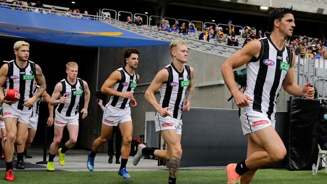 Collingwood is facing big injury issues, which includes skipper Scott Pendlebury. Picture: Getty Images