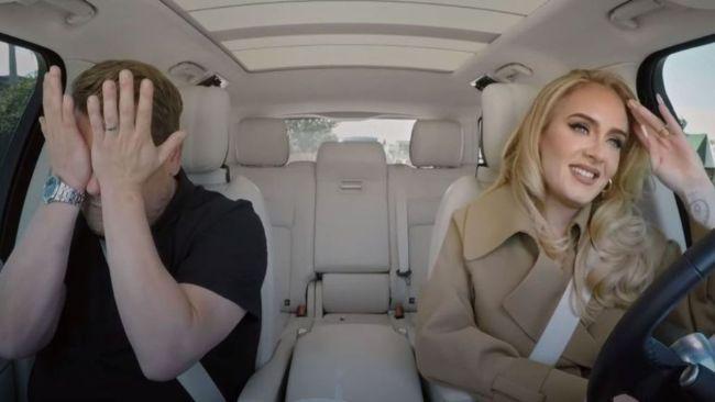 Even James Corden was in tears as he told his side of the story. Image: Supplied