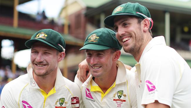 Bancroft, Shaun Marsh and Mitch Marsh were unlikely stars of Australia’s Ashes win. Picture: Getty Images