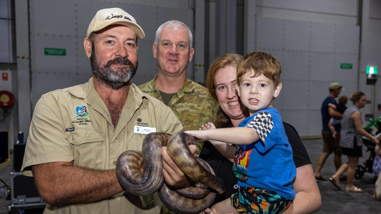 Brenton Marschke, Adrian Walker, Claire Kiely and Brady Kiely. Picture: Pema Tamang Pakhrin