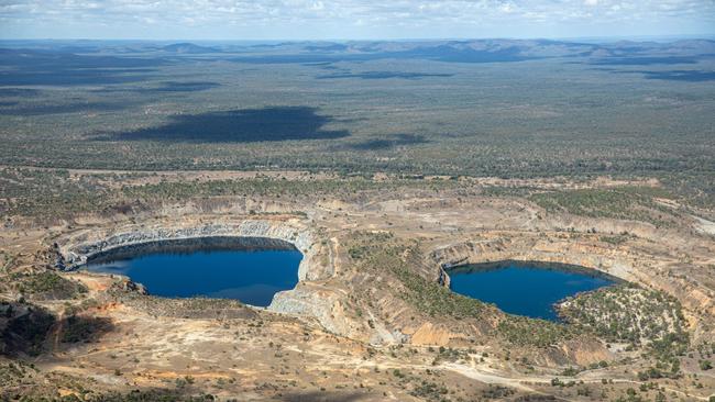 The spot for Genex Power's Kidston Pump Storage Hydro Project. Photo: Cameron Laird/The Australian