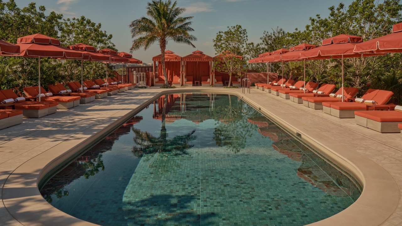 The rooftop pool at The Eve Hotel Sydney is a show-stopper.