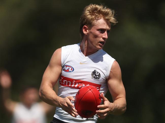 Joe Richards has joined Collingwood’s long injury list. Picture: Daniel Pockett/Getty Images