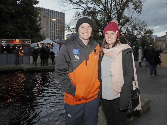 Tom Sproule and Jayne Martin from New South Wales at the final Street Eats at Franko event for the season. Picture: PATRICK GEE