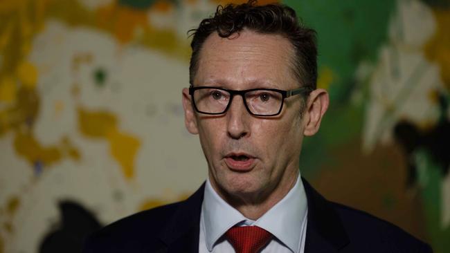 Assistant Treasurer Stephen Jones says the new National Anti-Scam Centre was co-ordinating industry and law enforcement to crack down on scams. Picture: NCA NewsWire / Gary Ramage