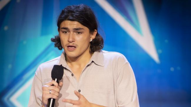 The new season of Australia's Got Talent features Hobart singer/rapper Jayden Appleby, 18. His performance will screen on Monday. Picture: CHANNEL 7