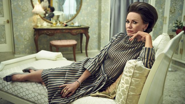 Naomi Watts as Babe Paley in Capote Vs. The Swans. Picture: Pari Dukovic/FX