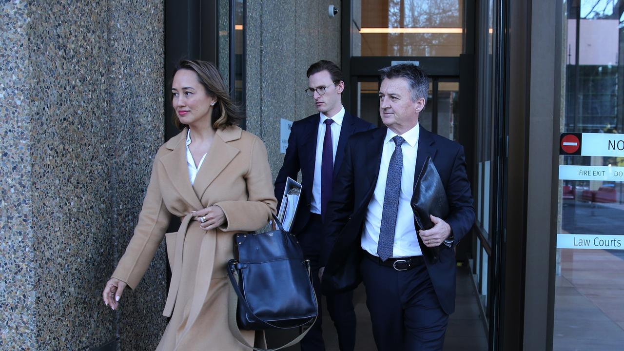 Former PwC partner Richard Gregg, with lawyer Rebekah Giles, took legal action after PwC sacked him. Picture: Britta Campion