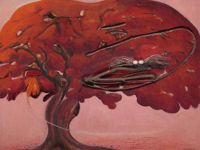 Brett Whiteley Flame Tree and Fruit Dove, 1987.