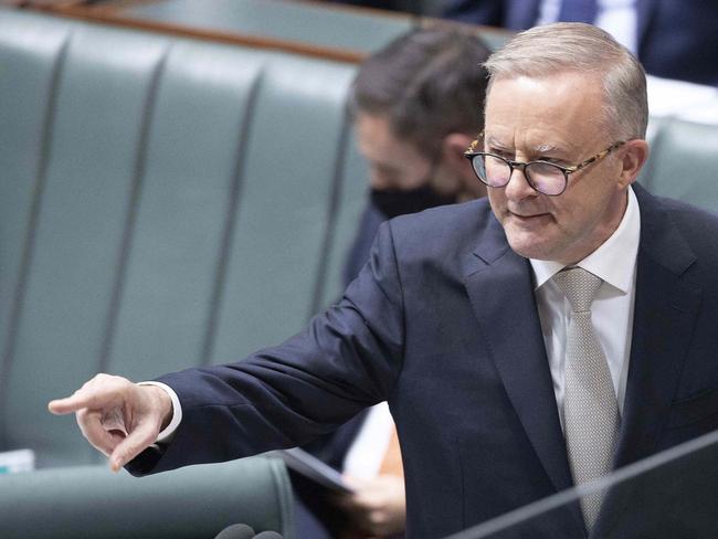 CANBERRA, AUSTRALIA - NewsWire Photos JULY 27th, 2022: Prime Minister Anthony Albanese during Question Time n Parliament House in Canberra.Picture: NCA NewsWire / Gary Ramage