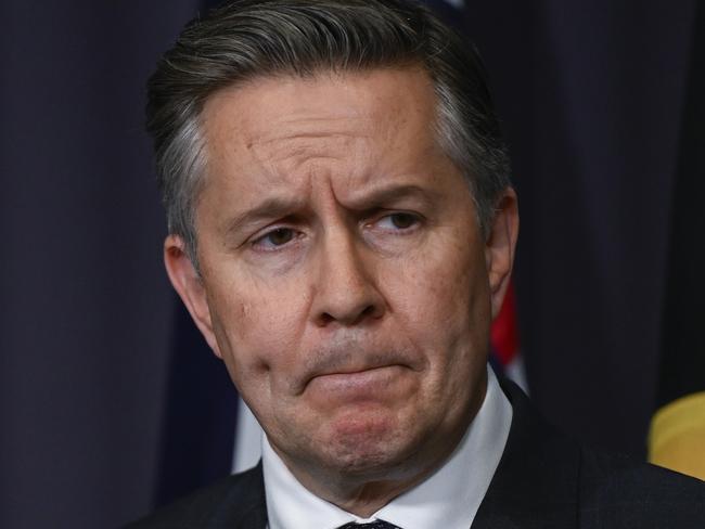 CANBERRA, AUSTRALIA  - NewsWire Photos - May 26, 2025: Minister for Health and Ageing, Minister for Disability and the NDIS, Mark Butler holds a press conference at Parliament House in Canberra. Picture: NewsWire / Martin Ollman