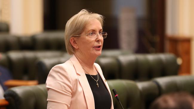 Ros Bates MP, Question Time, Parliament House, Brisbane. Photographer: Liam Kidston